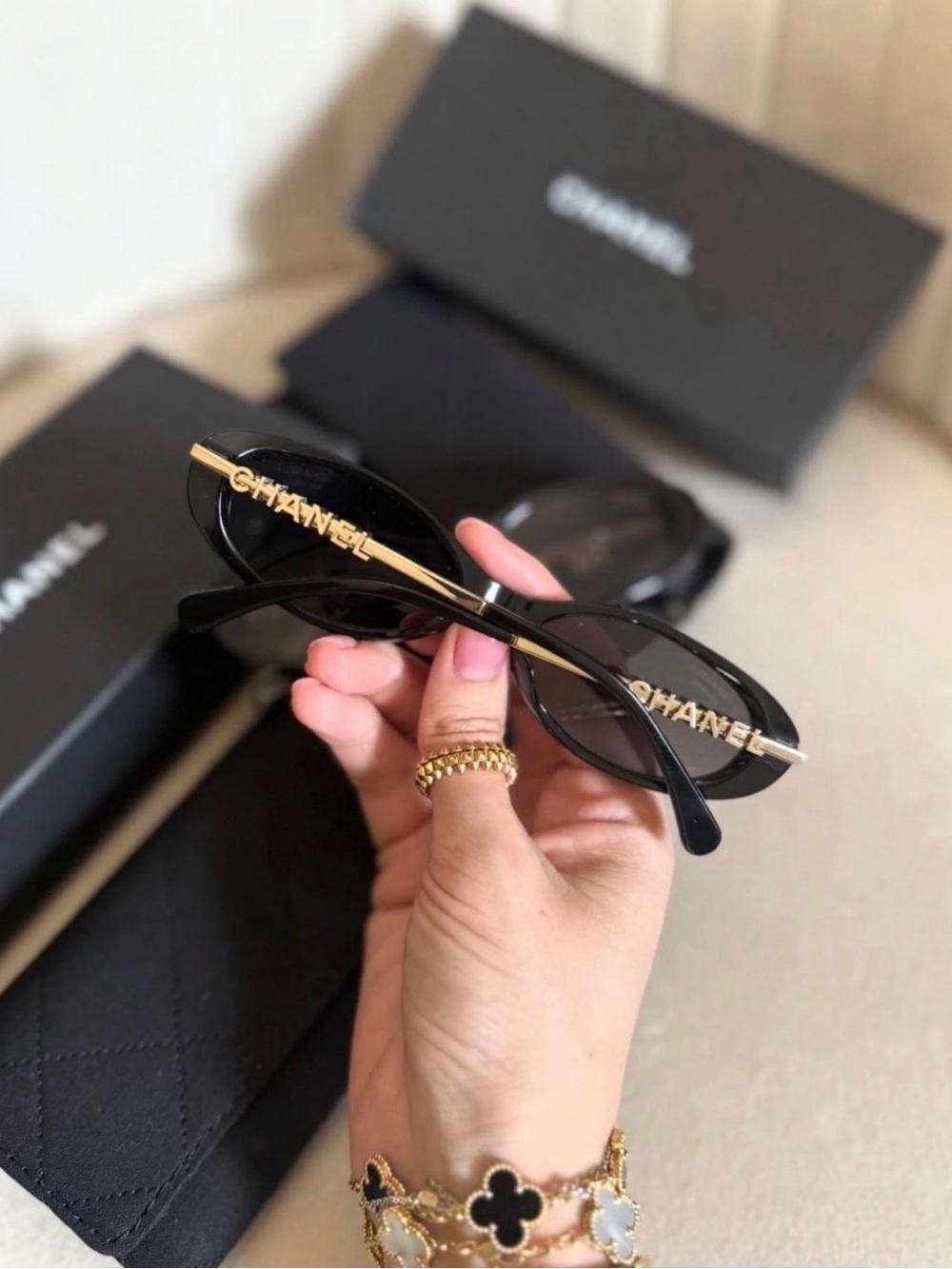 CHANEL OVAL SUNGLASSES